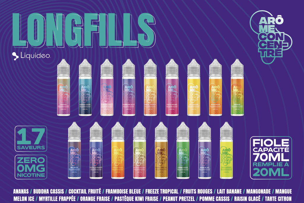 Carte des saveurs Longfill