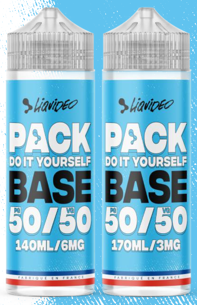 PACK DIY LIQUIDEO - PGVG 50/50 - 200mL x6