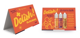 Delish - Chevalet comptoir Carte des saveurs