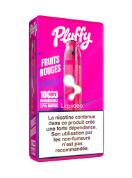 Pluffy - Fruits Rouges - Starter (1 Batterie + 1 pod remplissable + 1 fiole 10ml) 1,7% nicotine x5